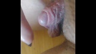 SUPER CLOSE UP - Clit head jumping and pulsating