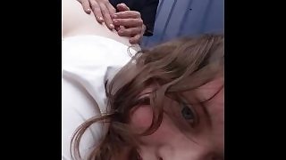 Public big dick fuck while my boyfriend sits at home