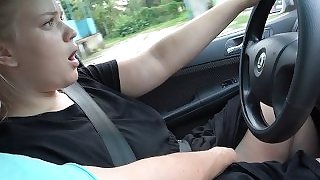 I fucked my wife in the car during the trip